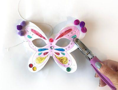 Celebrating the First Day of Spring with Butterfly Masks DIY Project