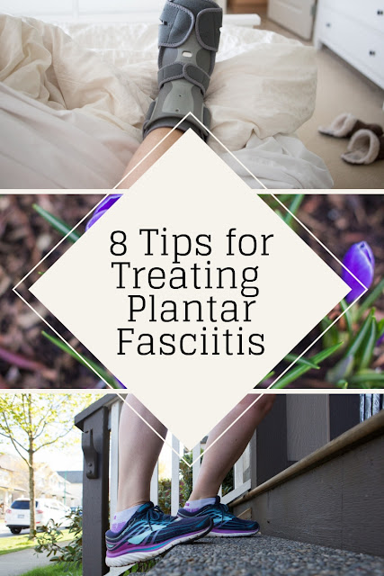 Here are 8 simple tips for treating plantar fasciitis at home: