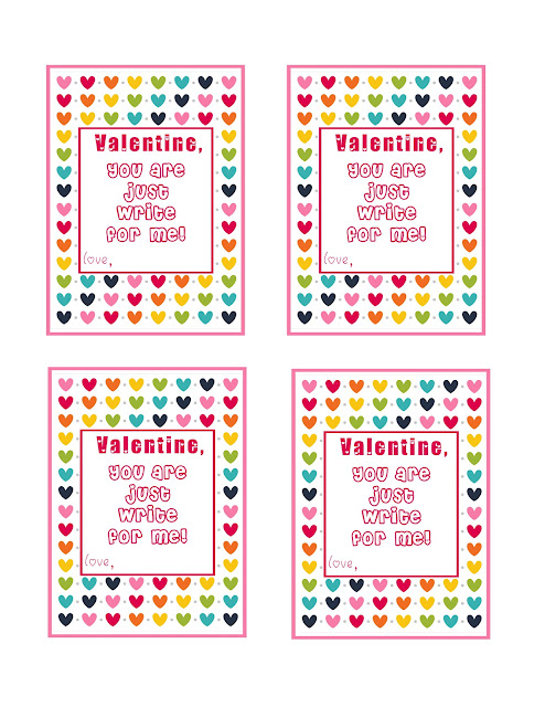 You Are Just Write For Me Free Printable