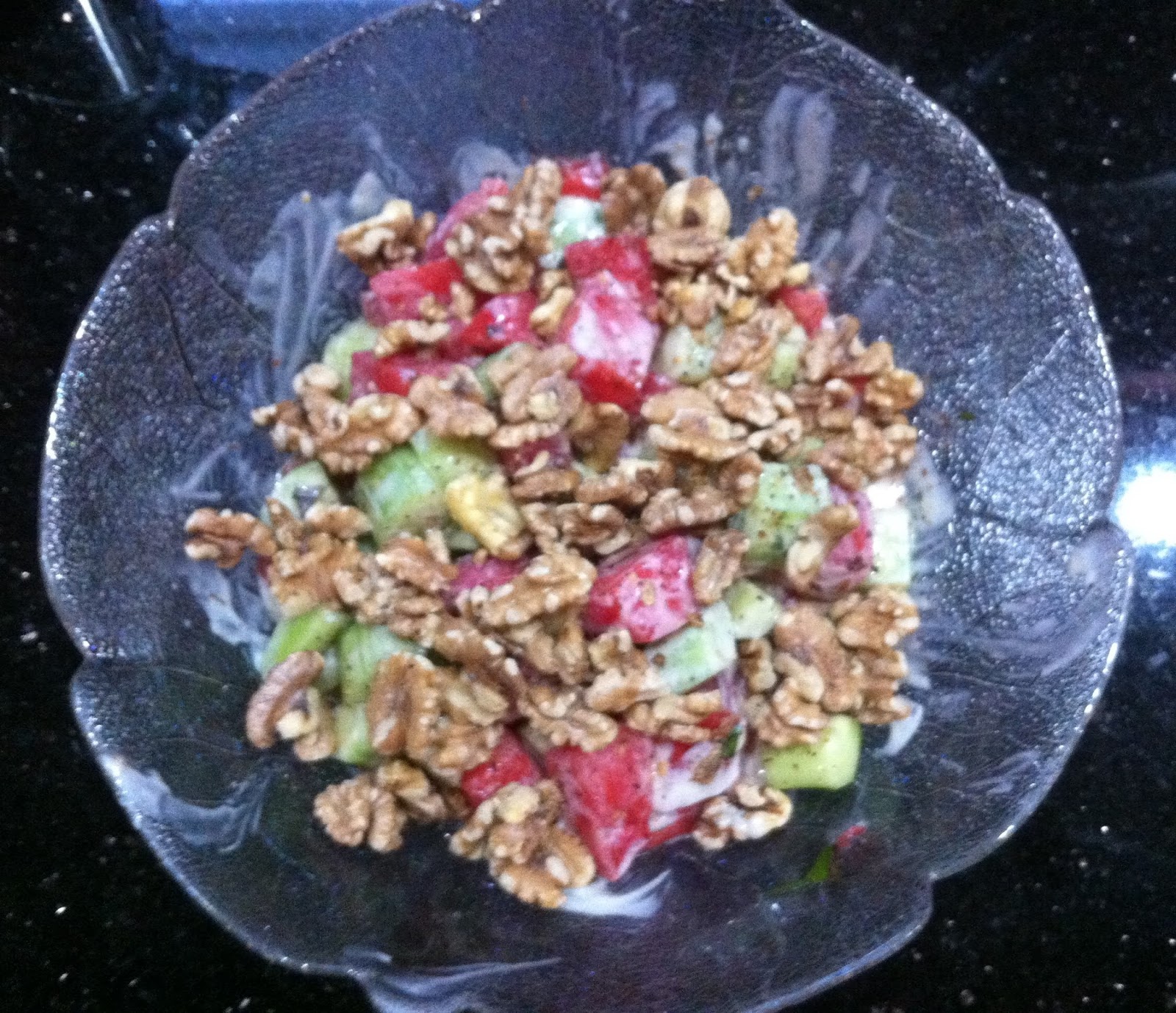 Wessels low carb Welt: Melonen-Gurken-Salat mit Walnüssen