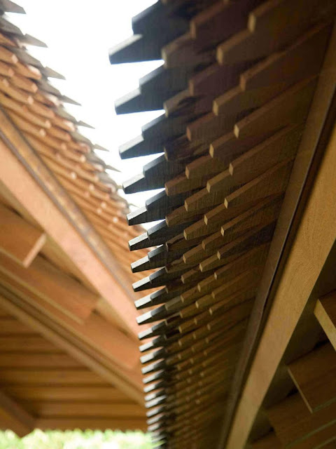 Tropical Wooden Roof