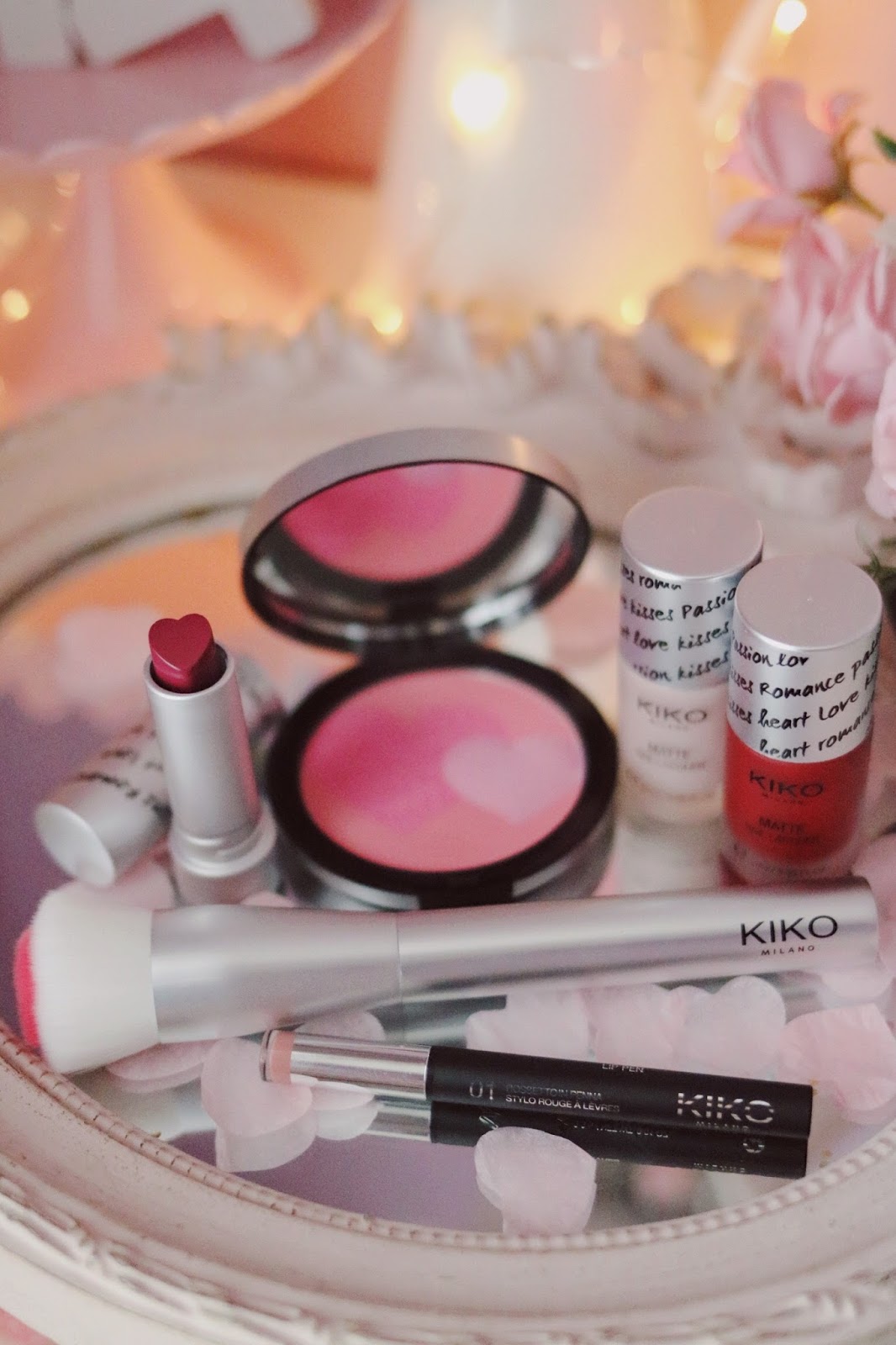rosemademoiselle-rose-mademoiselle-kiko-milano-matte-for-you-collection-2017-concours-calendrier-de-l'avent-saint-valentin-avis-revue-blog-beauté-paris