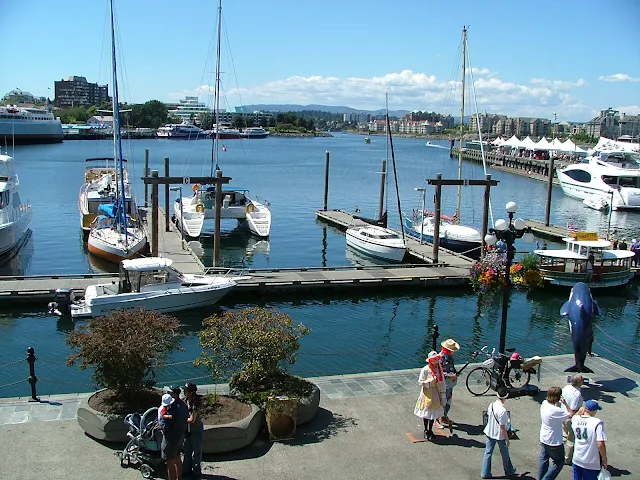 Inner Harbor dock at Victoria British Columbia
