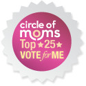 circle of moms top 25 vote for me ribbon graphic