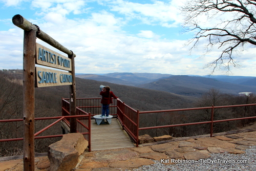 Tie Dye Travels With Kat Robinson Author Arkansas Food Historian Tv Host And Best Loved Traveler The Last Hanger On Artist Point Near Mountainburg
