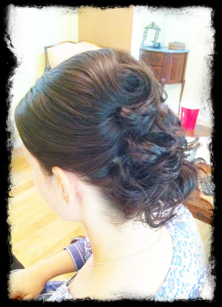 fire monkey hair design updo
