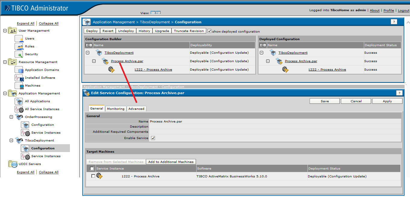 Mule ESB Tutorials Tibco Admin Portal and Deploying Tibco BW