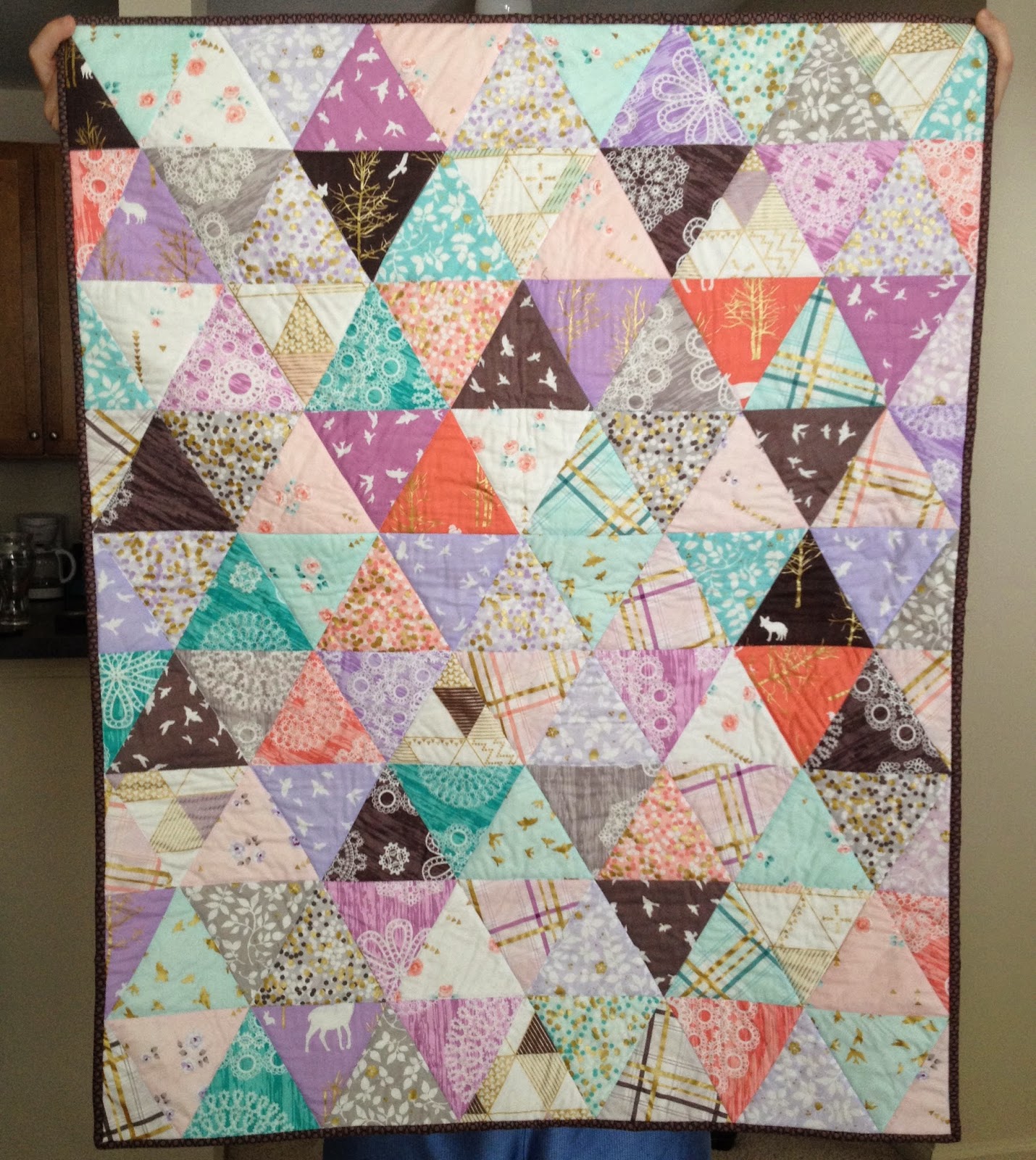 KnottedThread Triangle Quilt