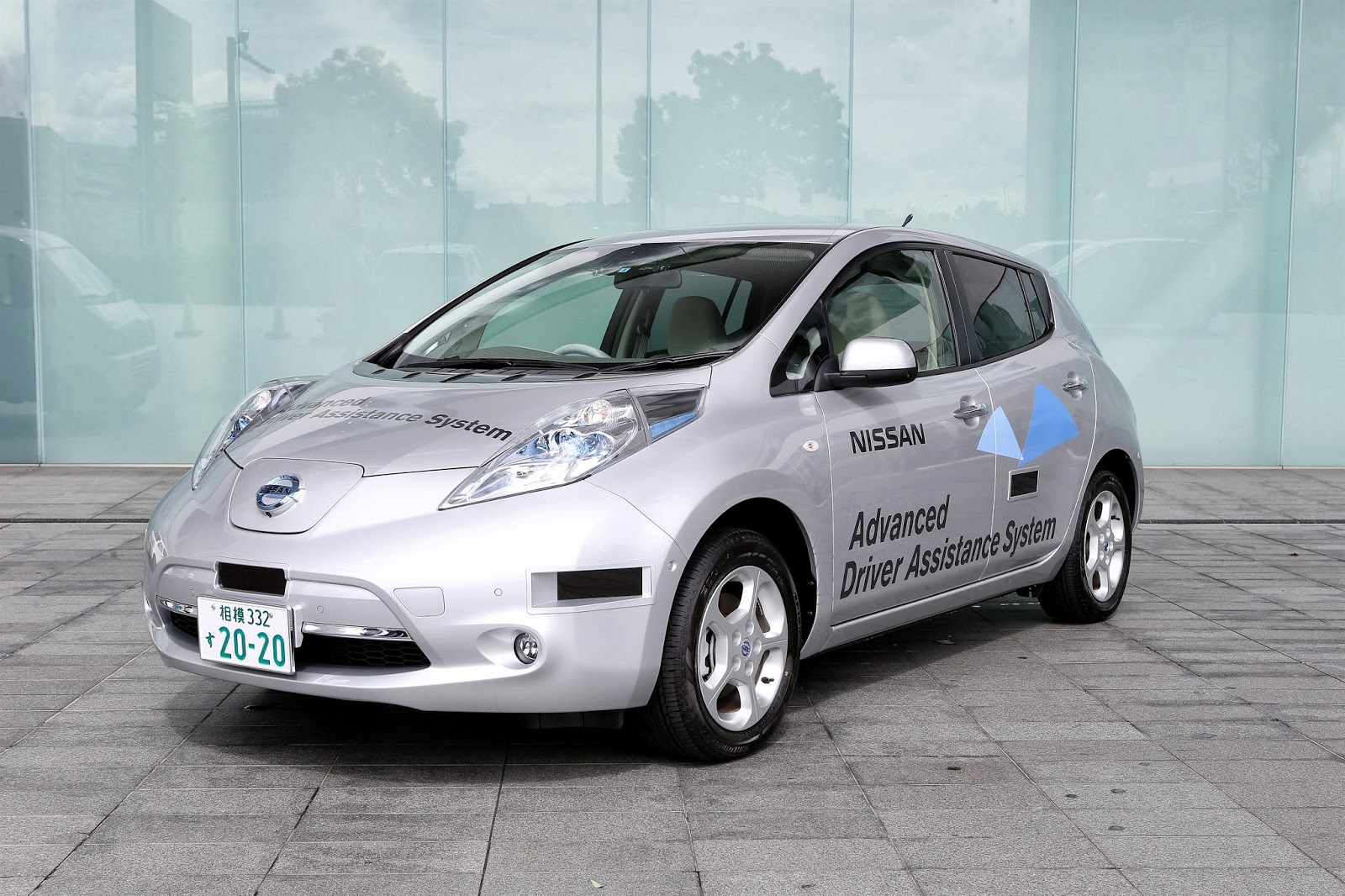 Autonomous Nissan Leaf Gets First License Plate For Public Road Autonomous Nissan Leaf Gets First License Plate For Public Road Testing