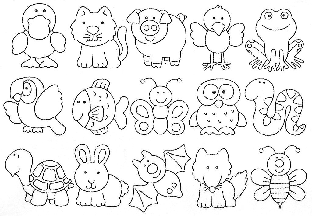 Villa Matheus: Animais para colorir