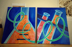 chemistry painting ll december bit town