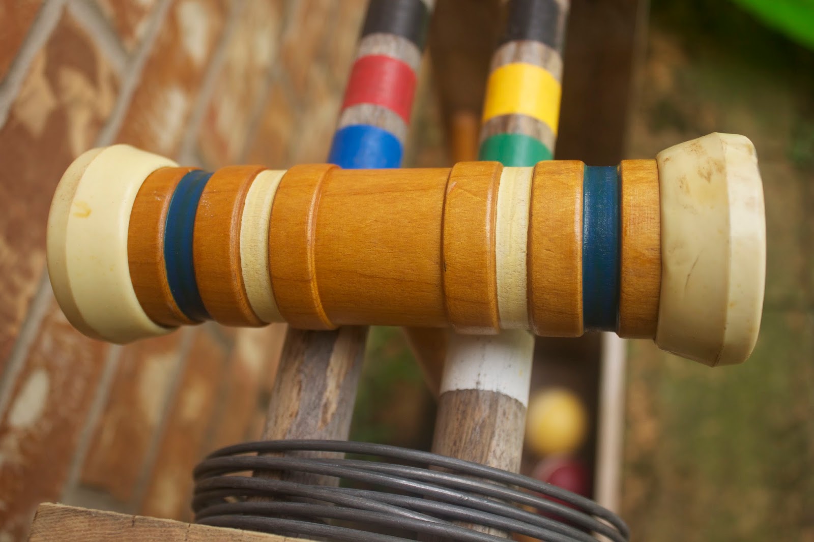 The B Farm Trashy Tales A Croquet Holder