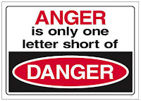 Anger is only one letter short of danger