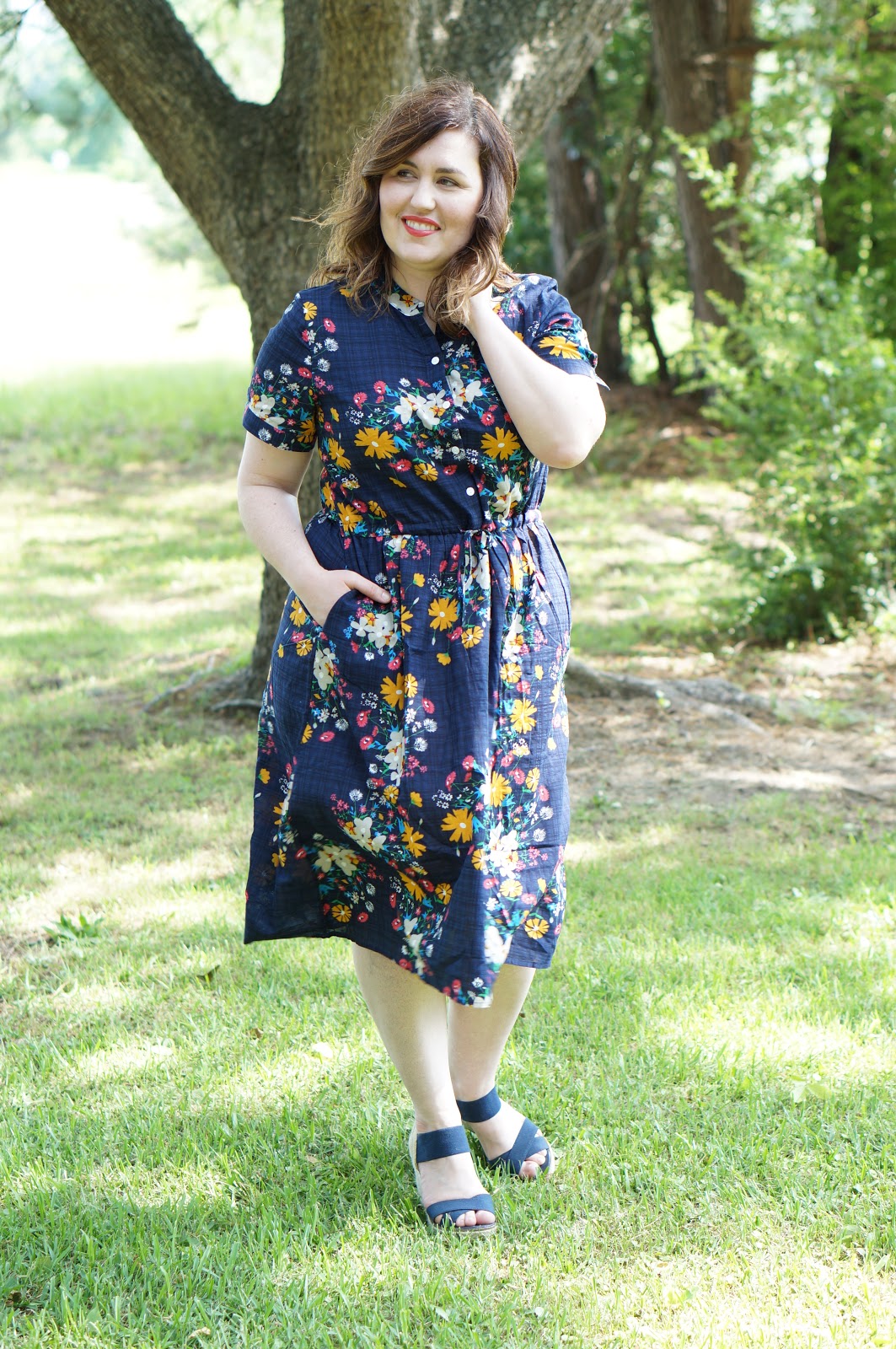Rebecca Lately Zaful Floral Vintage Dress Target Navy Wedges Marc Jacobs Beauty Cora Cora