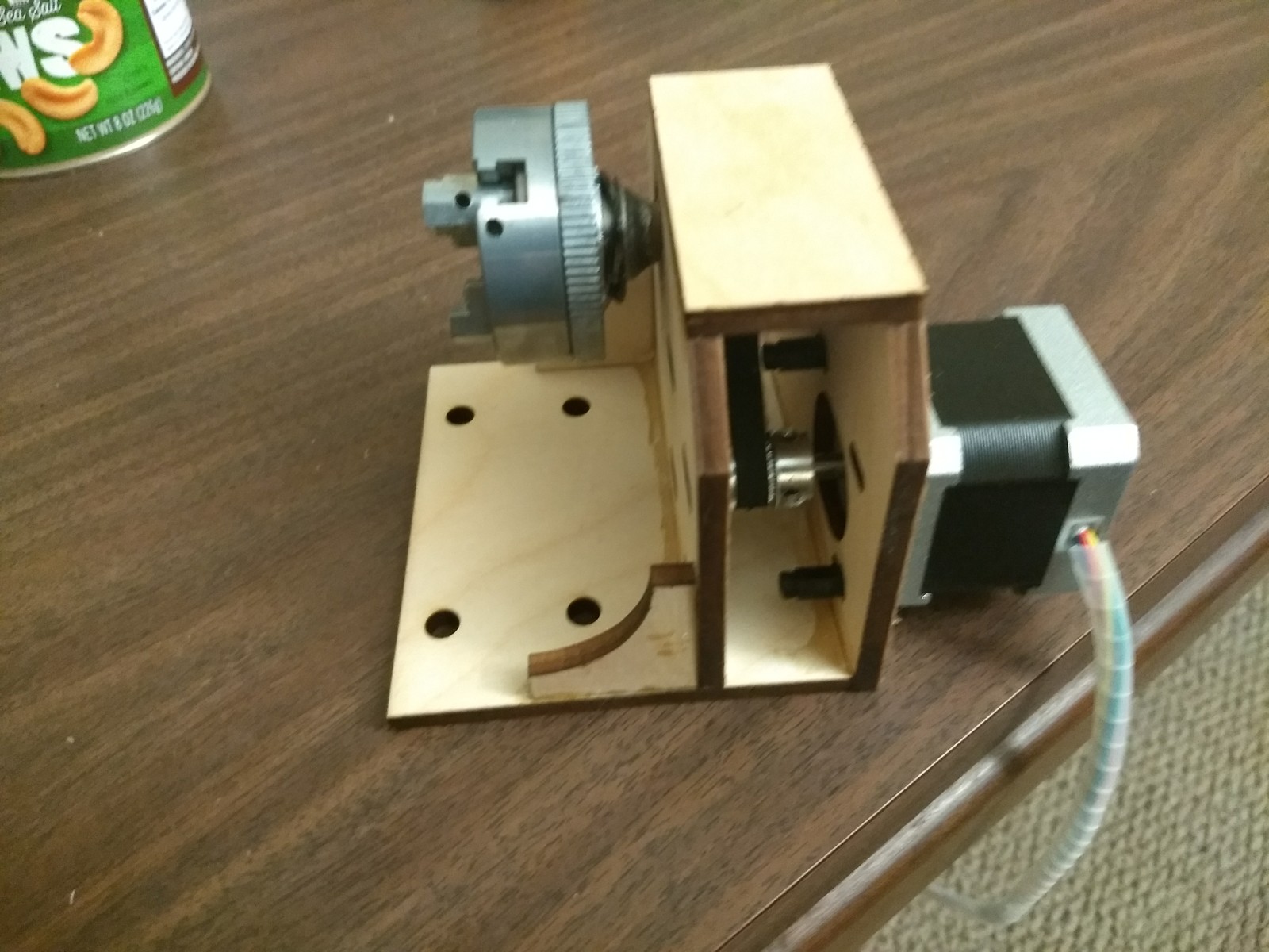 Kevin's Random Projects Laser Cutter Rotary Axis