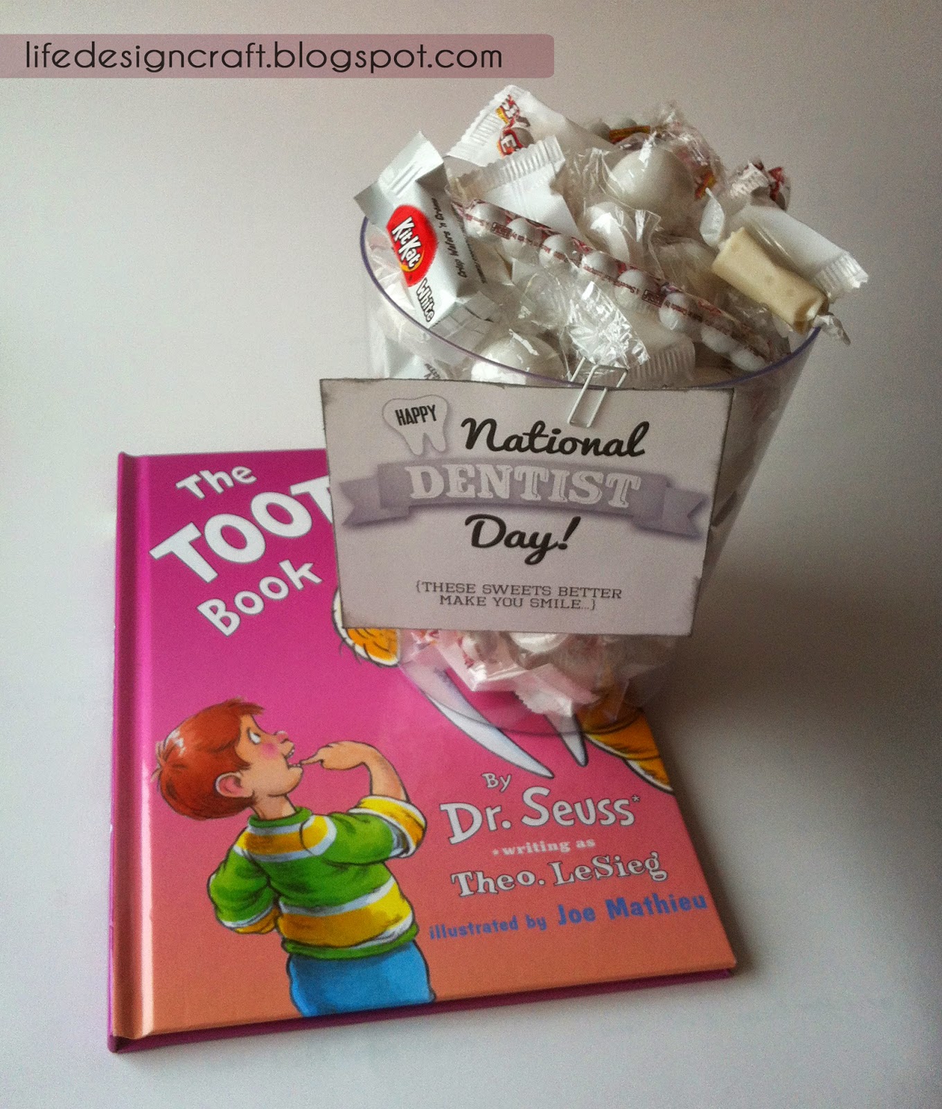 National Dentist Day Gift - especially for the daddy dentists & adaptable for any dentist! [includes free tag printable]