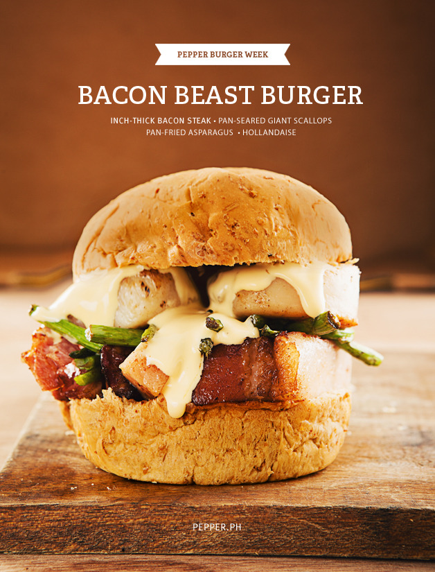 The Pepper.ph Bacon Beast Burger