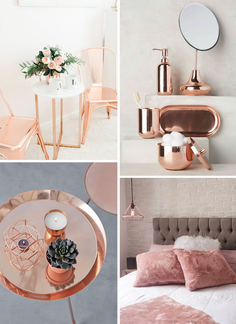 Decoração Rose Gold Decoração Rose Gold