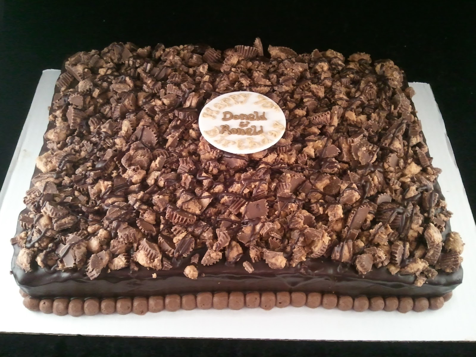 Sugar & Spice Sweets Resee's Peanut Butter Cup Sheet Cake