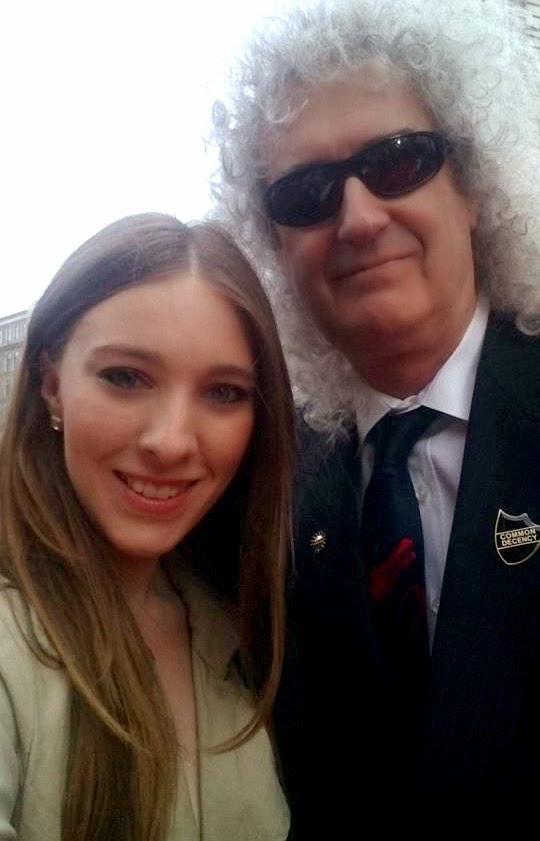 Brian May Selfie Olivier Awards 2015