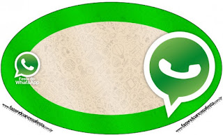 Toppers o Etiquetas de WhatsApp para imprimir gratis.