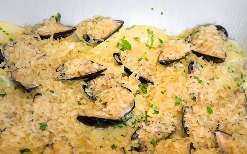 Katrinshine Rice, potatoes and mussels Riso, patate e cozze