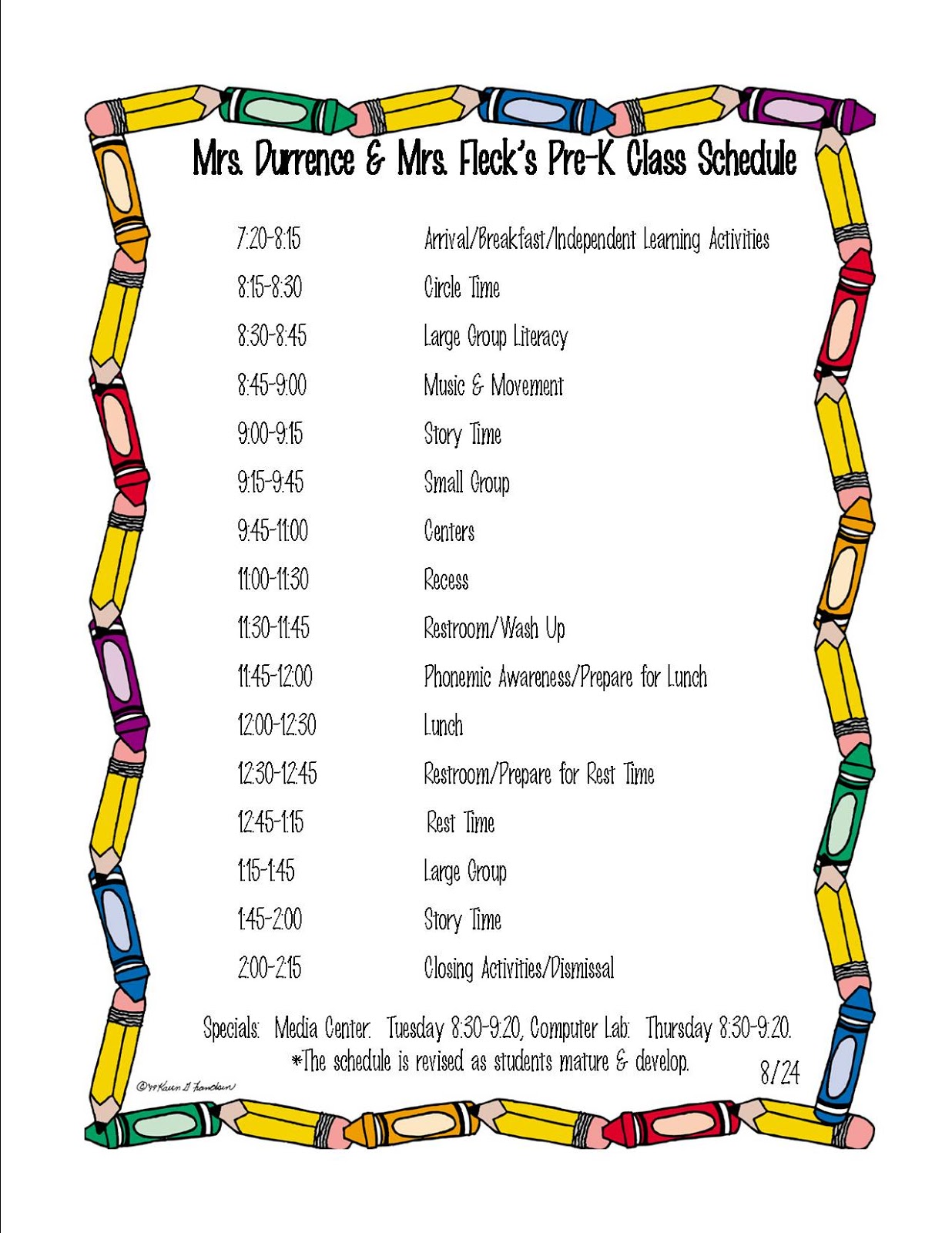 mrs-durrence-s-pre-k-class-class-schedule