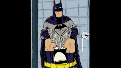 Batman en el baÃ±o