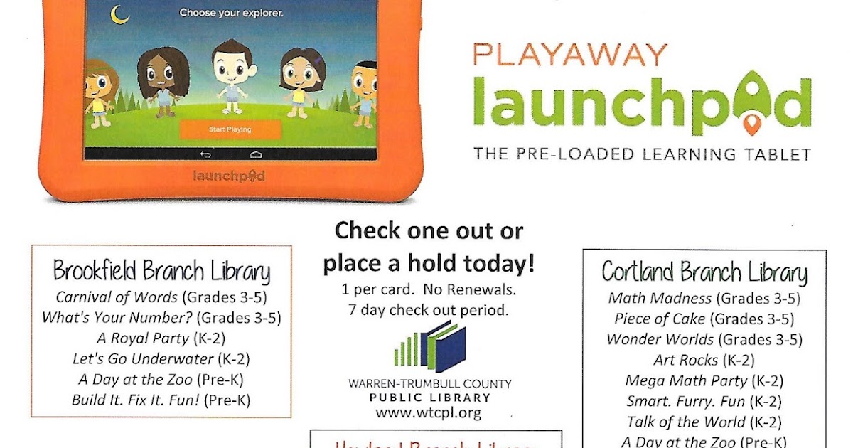 Kidding Around Playaway Launchpad