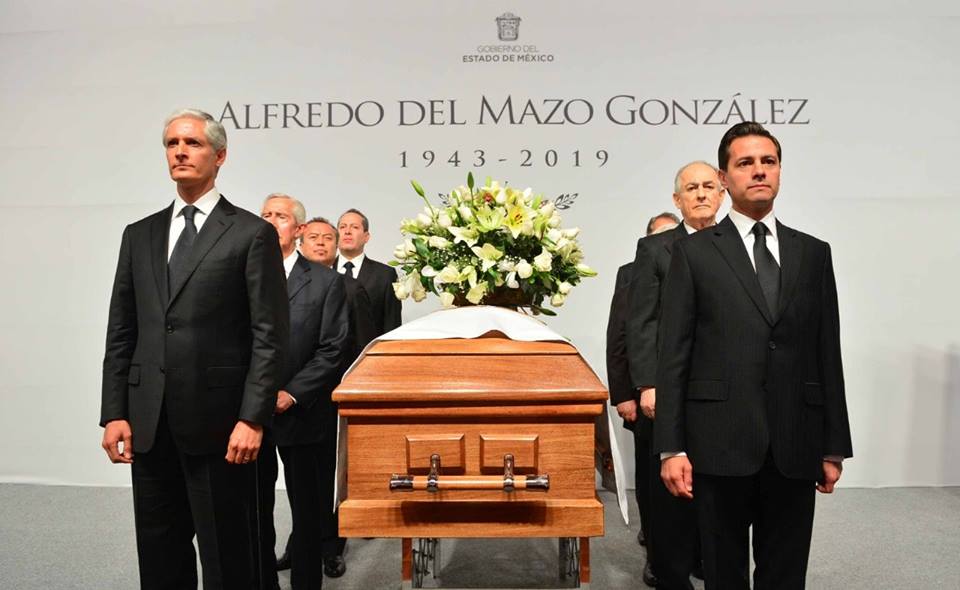 RECIBE ALFREDO DEL MAZO MAZA CONDOLENCIAS DE CLASE POLÍTICA Y SOCIAL