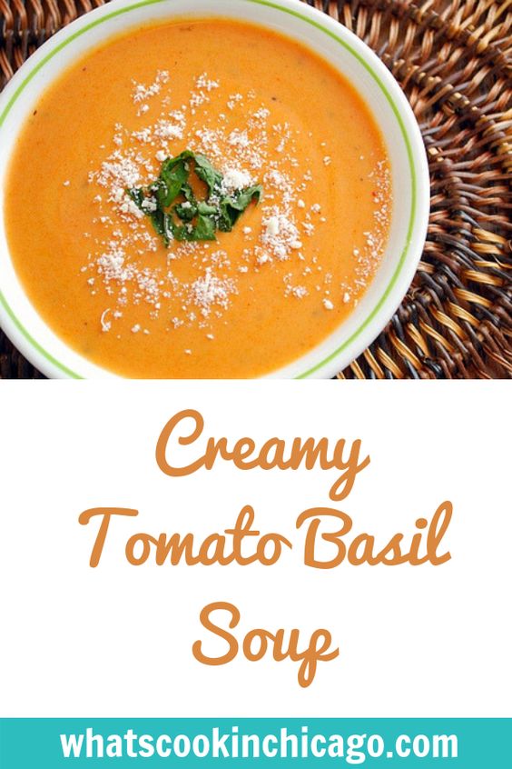 Instant Pot: Creamy Tomato Basil Soup