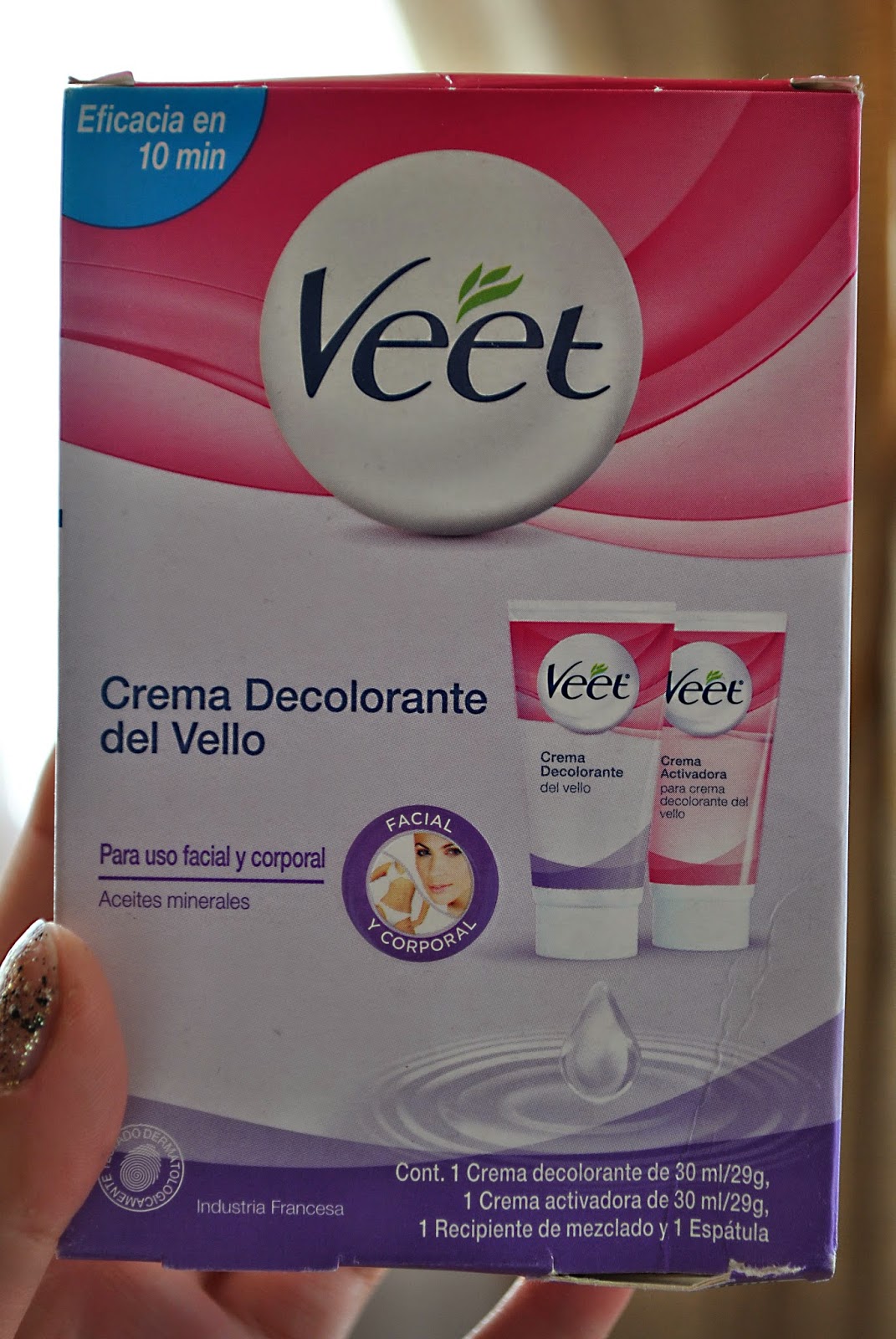 Me sabe a poco! Crema decolorante Veet