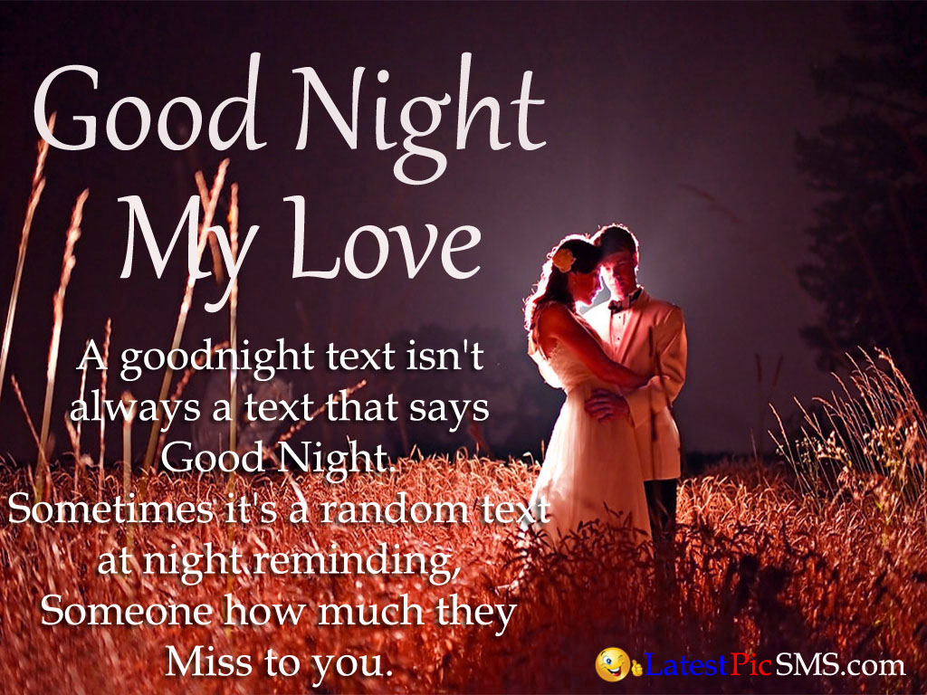 Good Night Love Messages with Photos | Latest Picture SMS