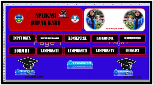 Download Aplikasi Dupak Otomatis Format Excel 2018