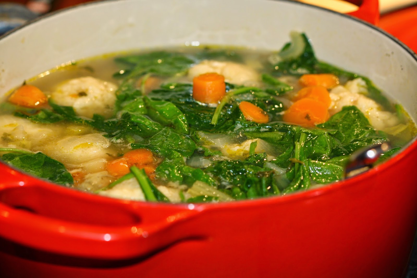 Soap and Food in the Deep South Vegetarian Matzo Ball Soup