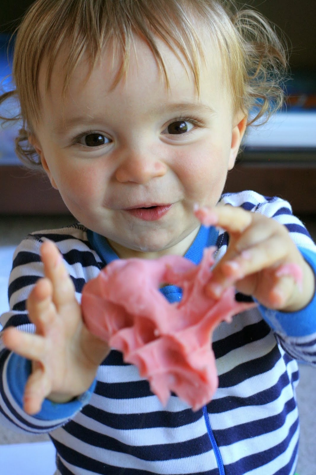 Introducing Playdough to Babies and Toddlers