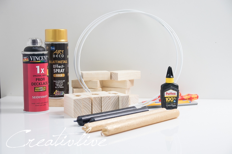 Portavelas diy circular para decorar tu hogar