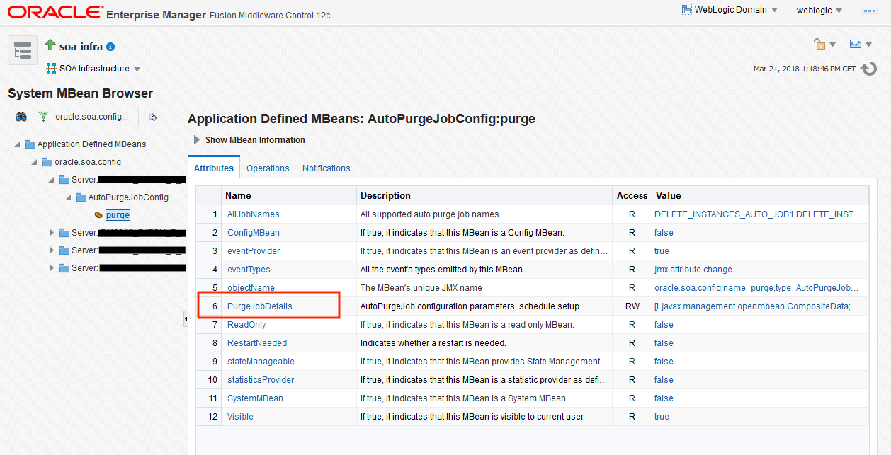 Oracle SOA Suite 12c Purge Dirk Nachbar This Blog is discontinued