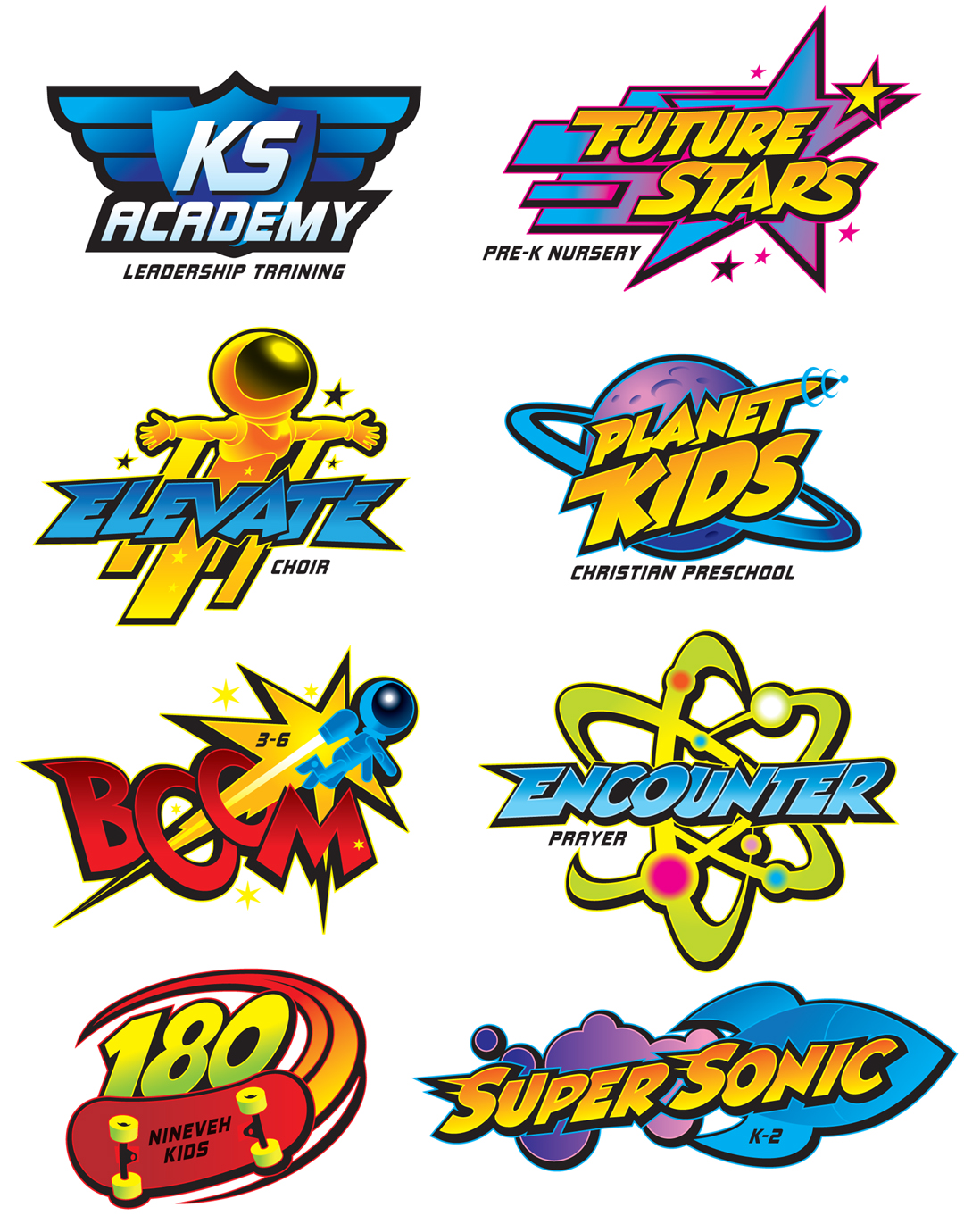 SCHWARTZROCK GRAPHIC ARTS: Children's Ministry Logos