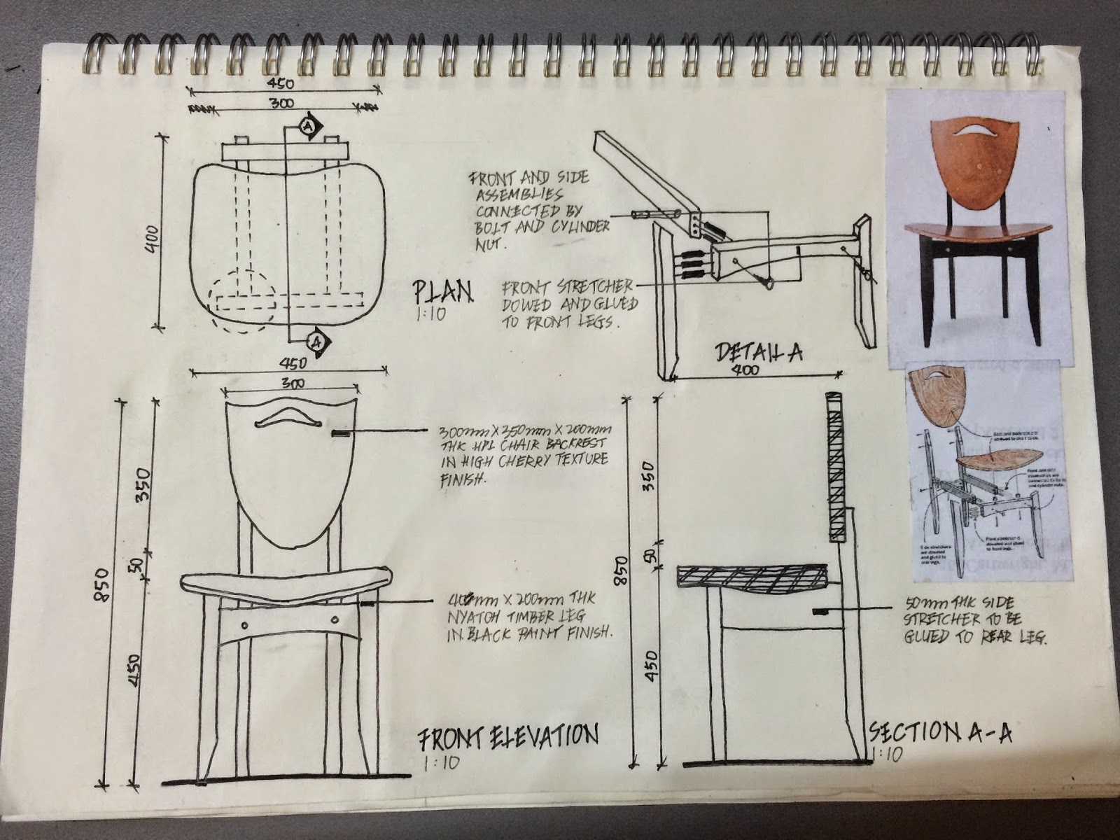 Detailing And Working Drawings Loose furniture