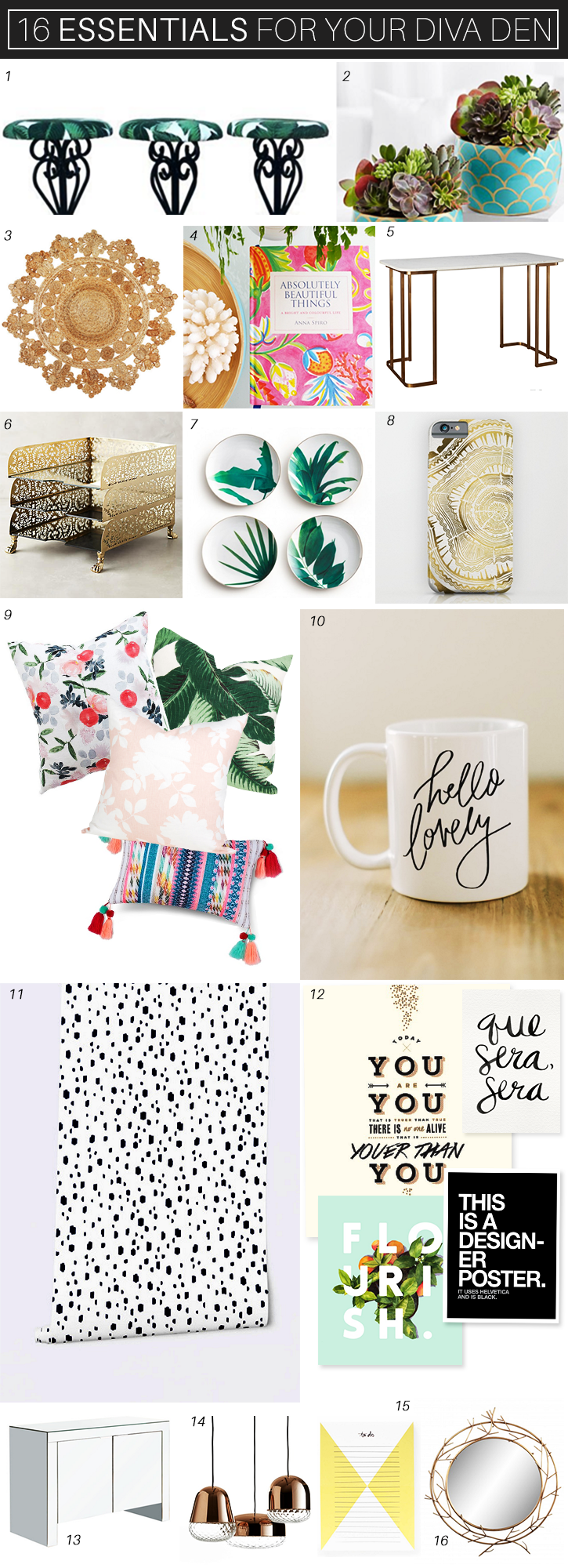 16 trendy essentials for the #girlboss! #inspiration #office #decor #chic #girlboss 16 trendy essentials for the #girlboss! #inspiration #office #decor #chic #girlboss