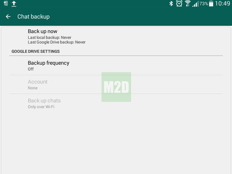 Chat backup. Chat backup