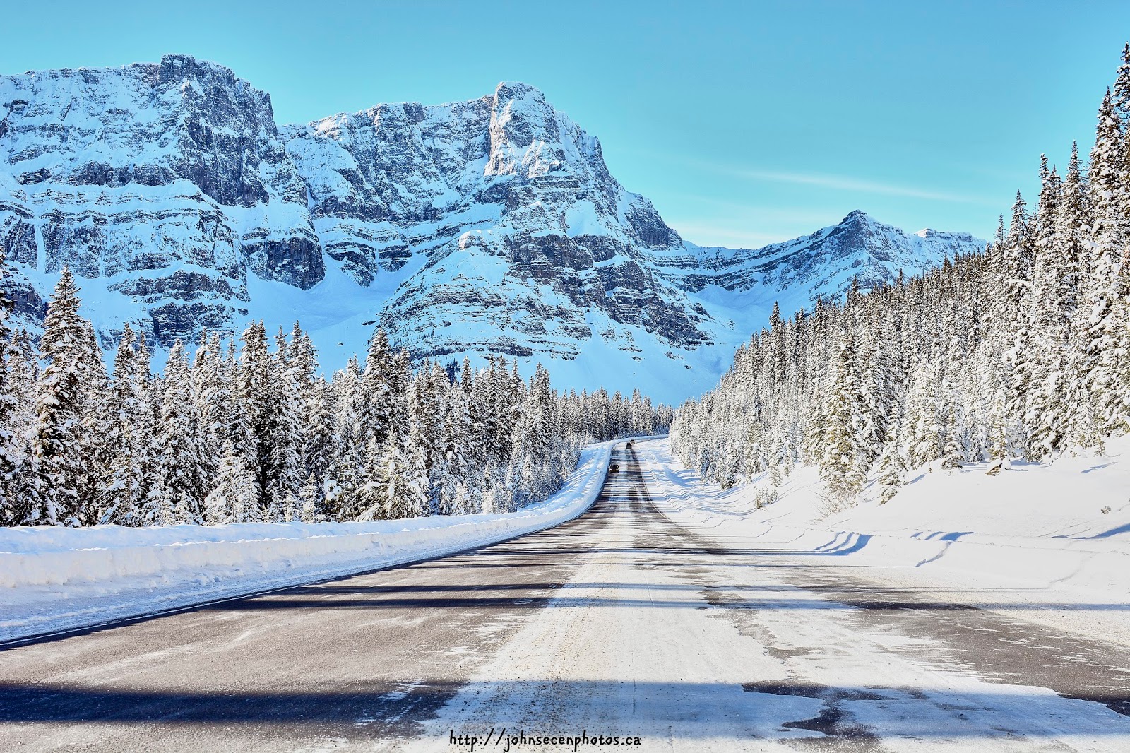 Winter Roadtrips Driving the Icefields Parkway