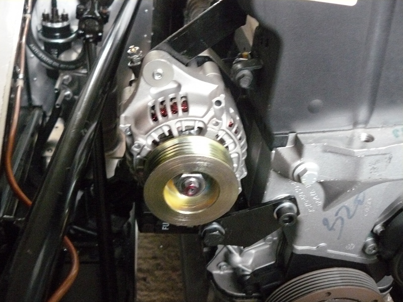 David's GBS Zero Build Fitting the Alternator