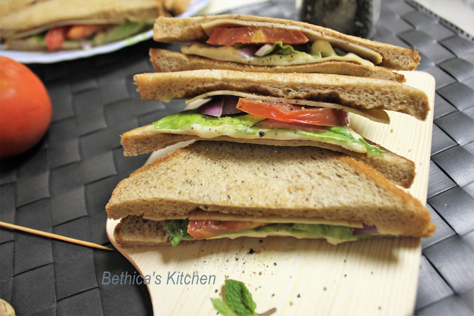 Bethica's Kitchen Flavours Chicken Salami Sandwich