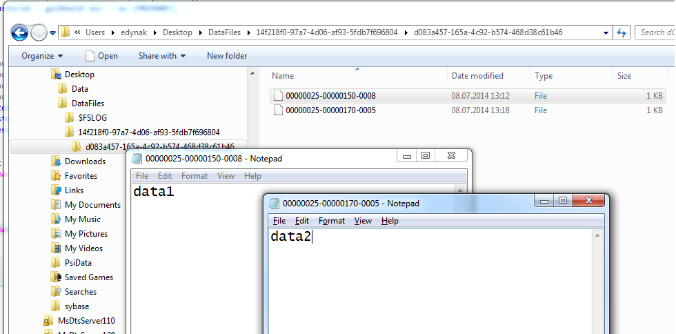 Filestream. Filestream
