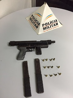 Forças Policiais - sub-metralhadora Forças Policiais - sub-metrahadora