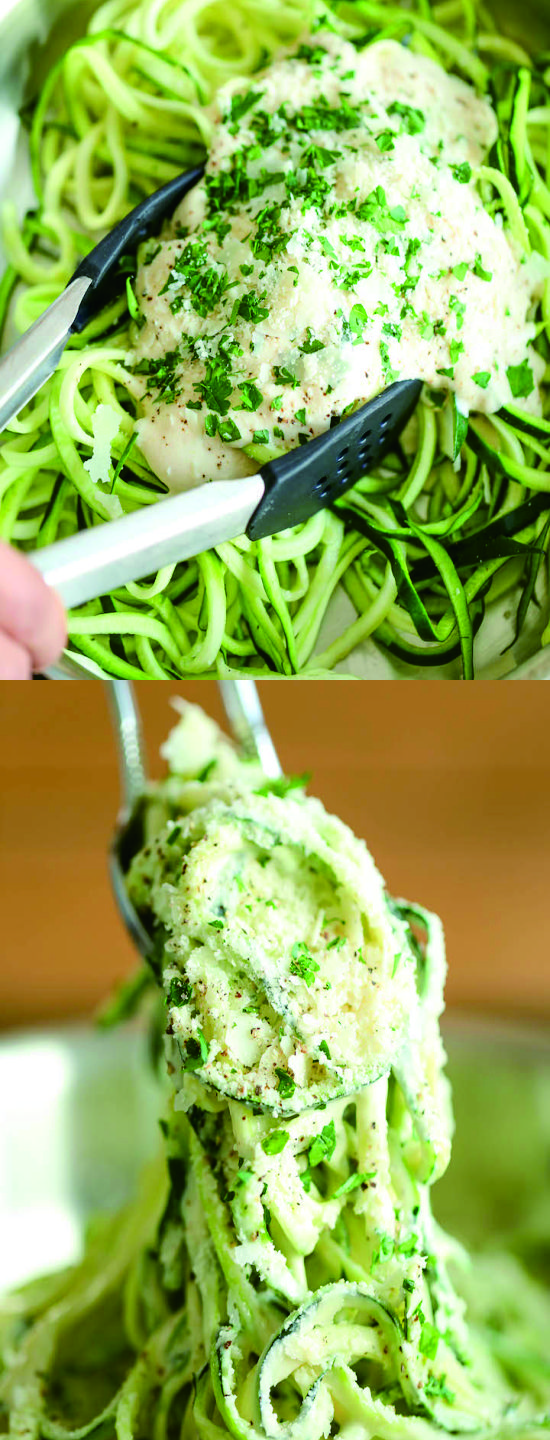 ZUCCHINI ALFREDO HEALTHY RECIPE How To make Healthy Recipes