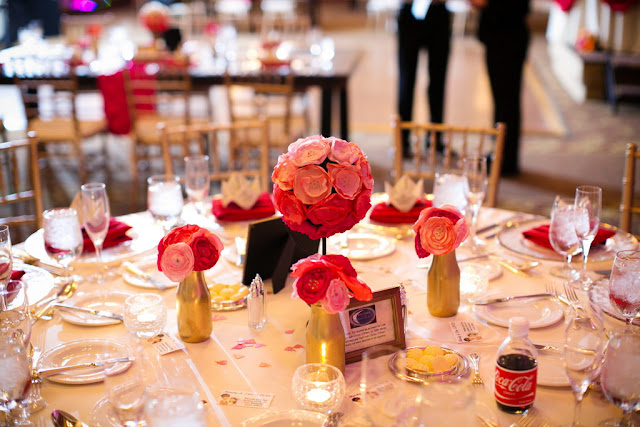 Disneyland Wedding - Grand Californian Hotel - Reception Decor {Root Photography}