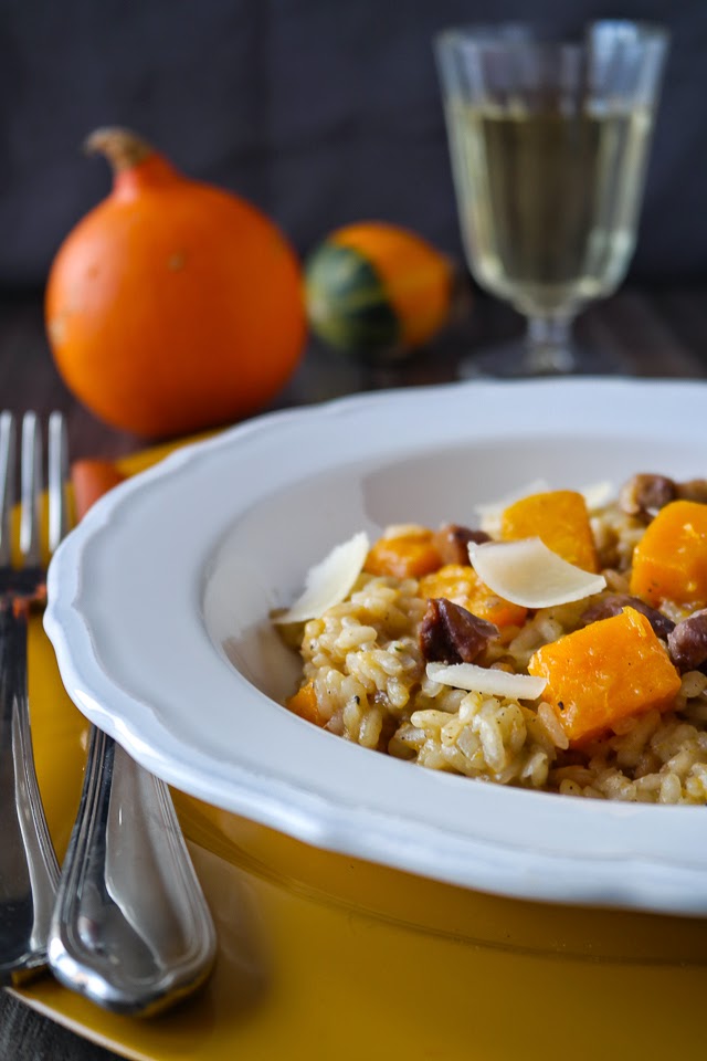 sia´s soulfood foodblog: Kürbis-Risotto mit Maronen